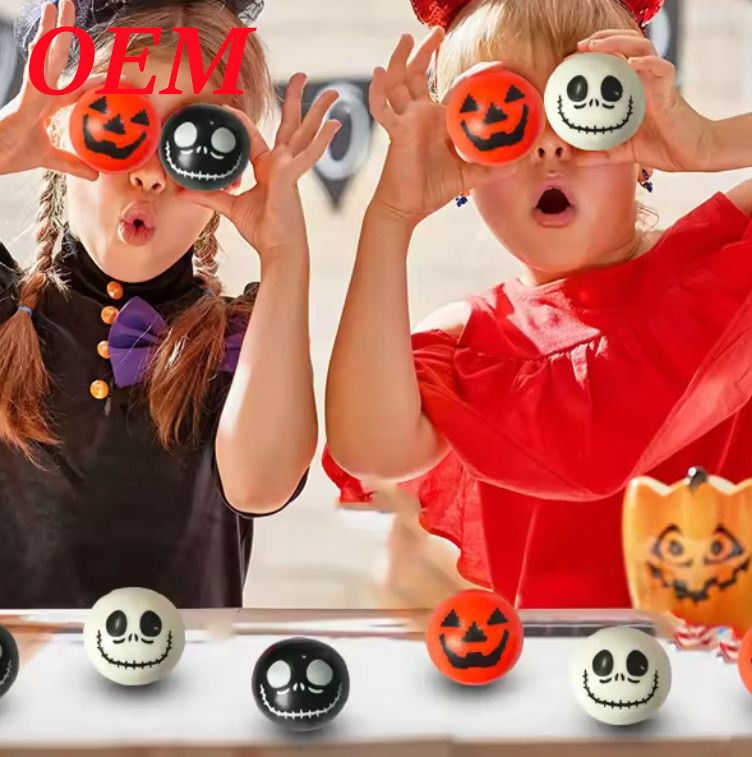 Halloween New One Eye Decompression đồ chơi TPR Office đồ chơi cảm giác trẻ em Squeeze Ball Toy