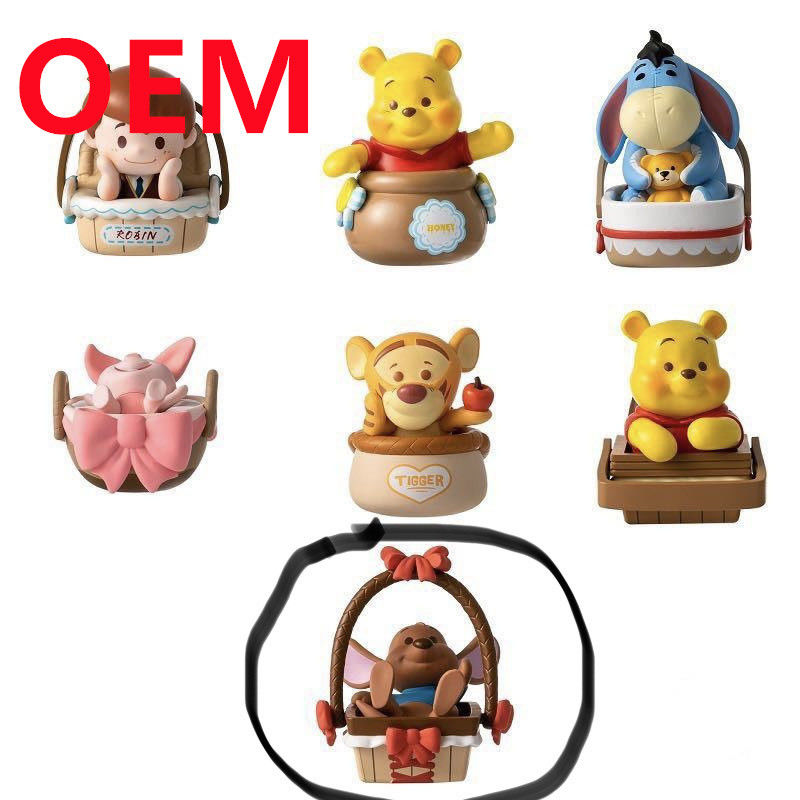 Tùy chỉnh 5cm chiều cao tượng nhựa làm 24 thiết kế búp bê PVC OEM Blind Box đồ chơi
