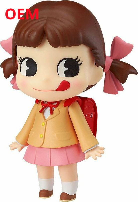Đồ chơi PVC 3D tùy chỉnh OEM Bộ sưu tập nhựa Nhân vật anime làm 10 cm cao hình cô gái dễ thương