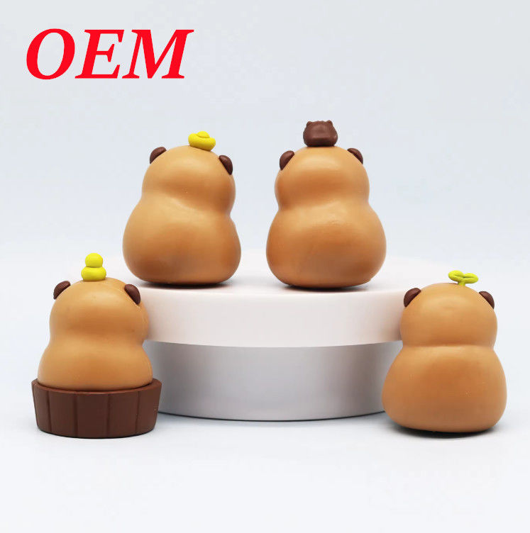 Hộp mù Capybara trang trí giải nén phòng tắm cá heo chạm cá trang trí xe