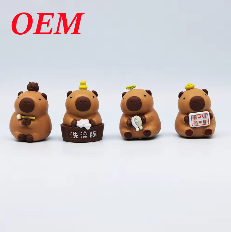 Hộp mù Capybara trang trí giải nén phòng tắm cá heo chạm cá trang trí xe