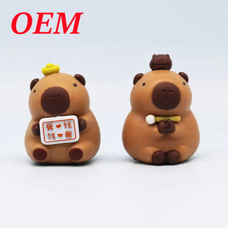Hộp mù Capybara trang trí giải nén phòng tắm cá heo chạm cá trang trí xe
