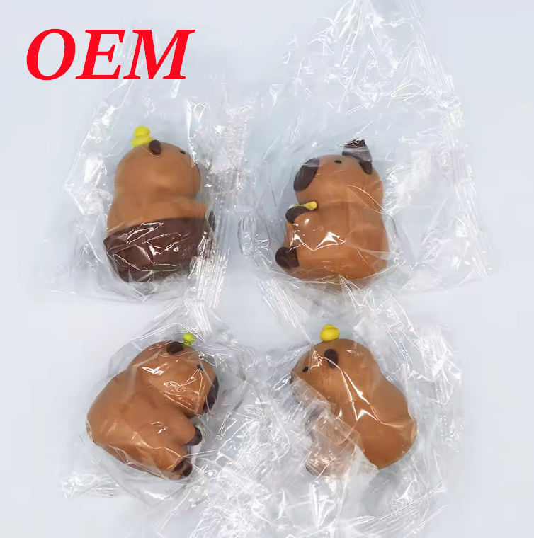 Hộp mù Capybara trang trí giải nén phòng tắm cá heo chạm cá trang trí xe