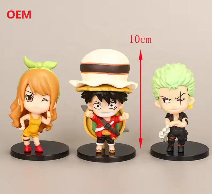 Mô hình hoạt hình Hình ảnh hành động Hình ảnh anime Đồ chơi để trang trí theo màu sắc tùy chỉnh