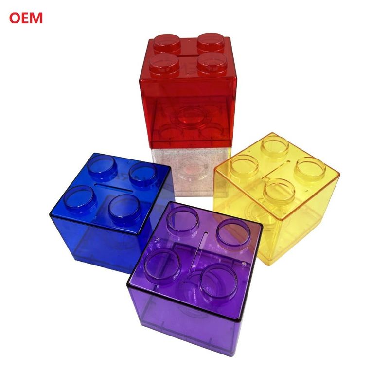 Hộp tiền ABS đồ chơi của trẻ em cho trường mẫu giáo quà tặng do khách hàng cung cấp