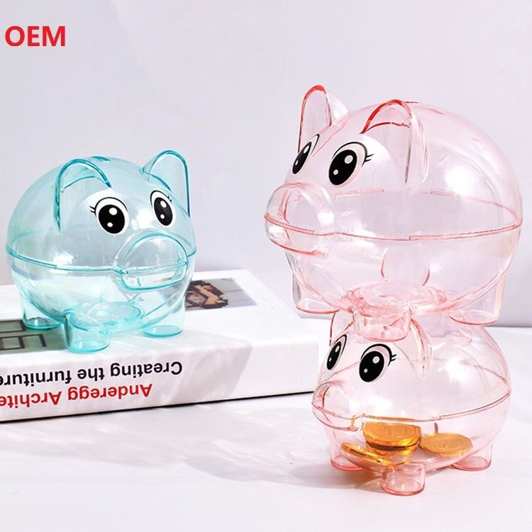 Hộp tiền cá nhân màu sắc dễ thương Piggy Bank dành cho trẻ em quà cảng giao hàng Shenzhen