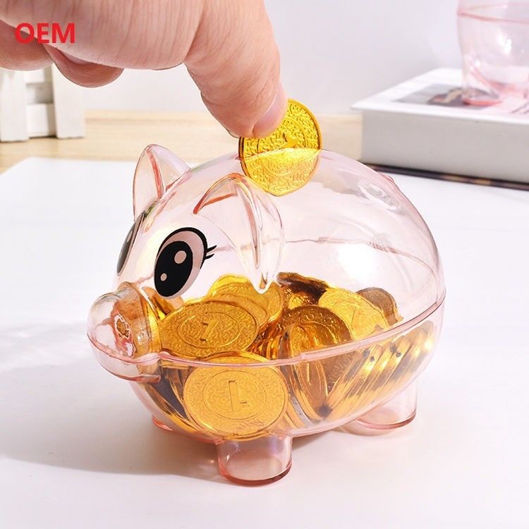 Hộp tiền cá nhân màu sắc dễ thương Piggy Bank dành cho trẻ em quà cảng giao hàng Shenzhen