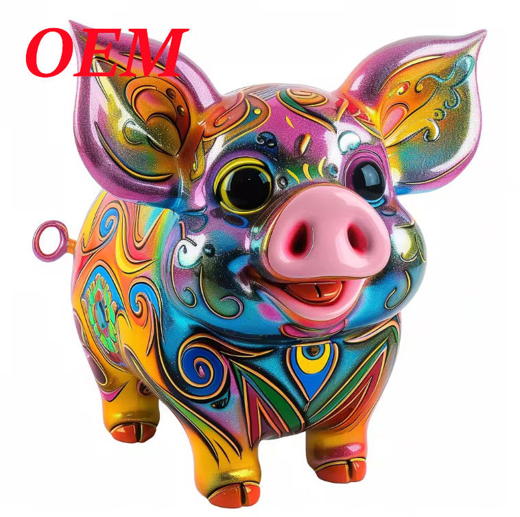 Quảng trường Piggy Bank đáng yêu Tiền xu Quảng trường Tiền hộp quà tặng trẻ em Cảng giao hàng Shenzhen