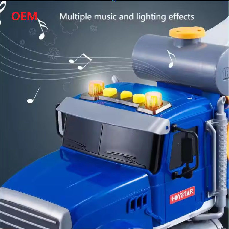 Đồ chơi xe ô tô được tùy chỉnh Mixer Truck Màu nhựa kéo trở lại cho trẻ em Chỉ OEM