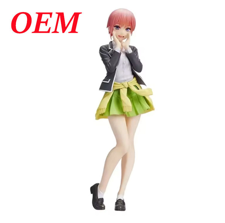 Các hình ảnh hành động anime tùy chỉnh PVC cho quy trình tiêm đồ chơi nghệ thuật trang trí nhà