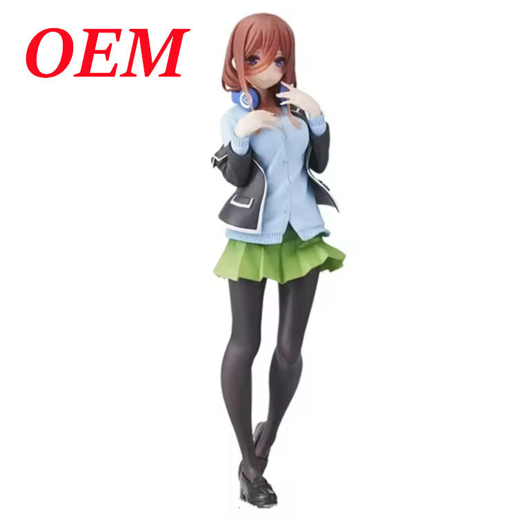Các hình ảnh hành động anime tùy chỉnh PVC cho quy trình tiêm đồ chơi nghệ thuật trang trí nhà