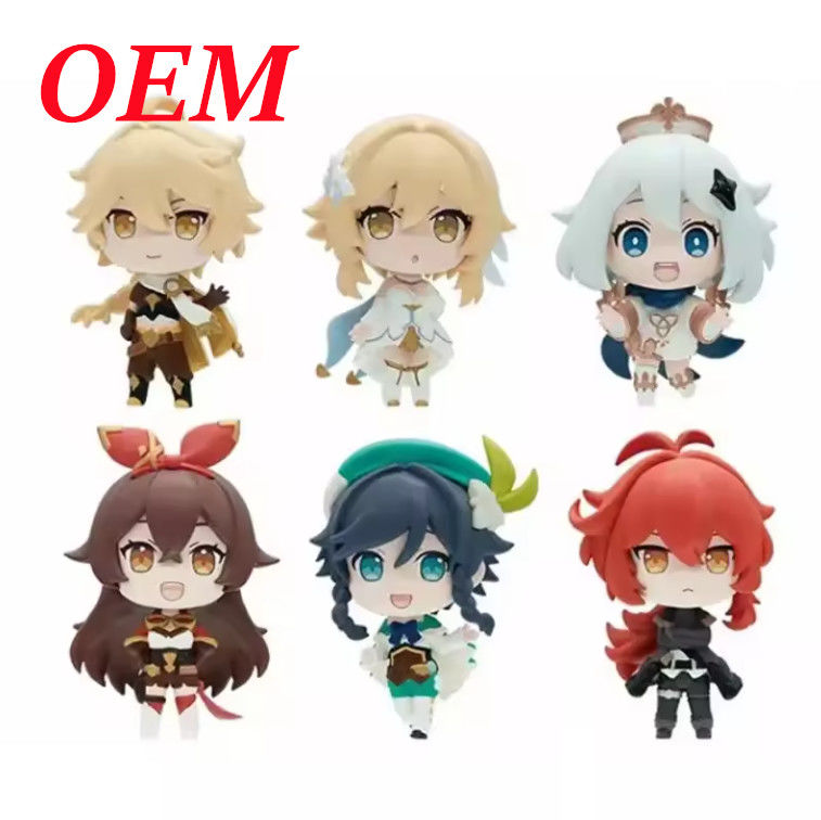 Mô hình hoạt hình Hình ảnh hành động Hình ảnh anime Đồ chơi để trang trí Với màu sắc tùy chỉnh