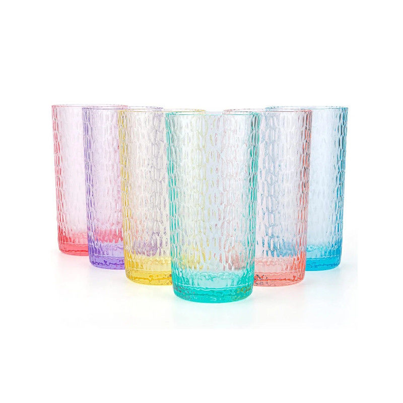 Acrylic tumbler với nắp và rơm tường kép hỗn hợp màu sắc cốc nhựa tái sử dụng với thiết kế của riêng bạn