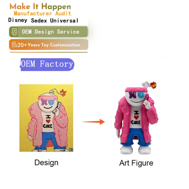 Thời gian tạo khuôn 30-40 ngày Đồ chơi nhựa tùy chỉnh / Đồ chơi PVC Dành cho cả nam và nữ Chủ đề Phim truyền hình