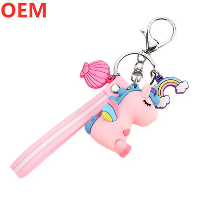 Custom 3d Plastic Creative Cartoon Key Ring Keychain OEM Factory Wholesale Keychain phim hoạt hình nhựa