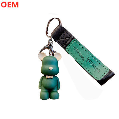 Custom 3d nhựa Cute Keychains phim hoạt hình OEM Nhà máy thiết kế phim hoạt hình Keychains nhựa
