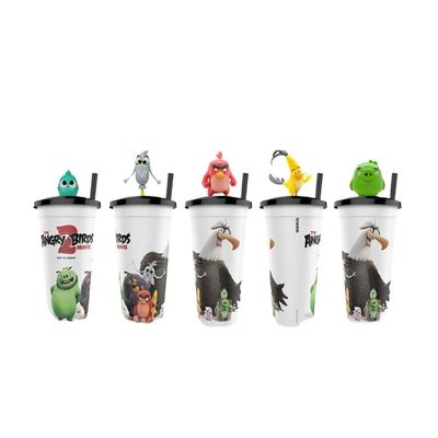 Tùy chỉnh của riêng bạn nhựa 3d hình tượng Cup Topper hình tượng đồ chơi Cup