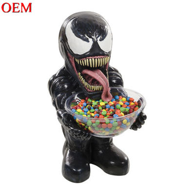 Nhà sản xuất OEM Custom Venom Lethal Protector Candy Bowl Holder Hình ảnh hoạt hình