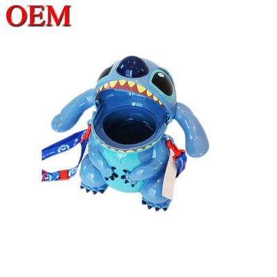 Chậu popcorn bằng nhựa tùy chỉnh với nắp quảng cáo Chậu popcorn 3D bằng nhựa