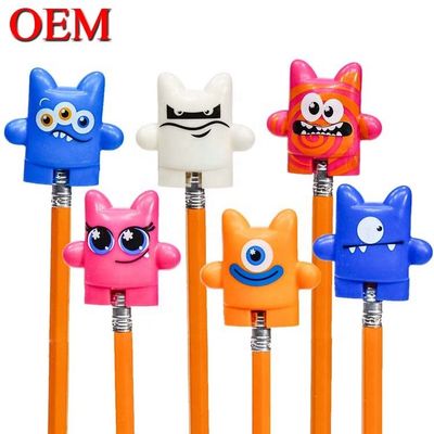Đồ chơi dành cho trẻ em tùy chỉnh 2023 Cartoon3D Funny Pencil Topper Pvc Pencil Topper