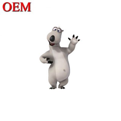 Nhà sản xuất làm đồ chơi nhựa phim cổ điển nhân vật gấu trẻ em