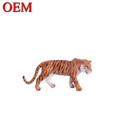 Đồ chơi giáo dục tùy chỉnh OEM nhựa PVC đồ chơi hình tượng động vật Tiger OEM đồ chơi PVC