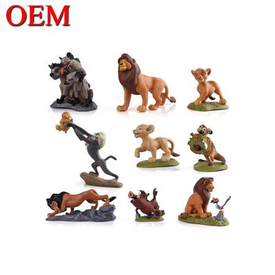 Pvc đồ chơi trẻ em hoạt hình Mô hình hoạt hình Simba Con người nhỏ Vua Sư tử
