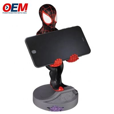 Máy cầm điện thoại di động Spidman làm văn phòng văn phòng nhà đồ chơi máy tính để bàn OEM PVC máy cầm điện thoại hình