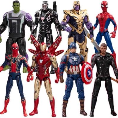 Superhero PVC tượng nhân vật hoạt hình đồ chơi của trẻ em Spider Man quà sinh nhật