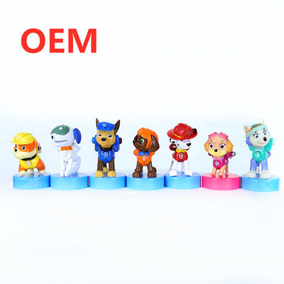 OEM tùy chỉnh Mini Cartoon Stamper Toy 3d Figure Stamper Self-inking Stamp Nhựa đồ chơi trẻ em Vật liệu thân thiện với môi trường 5000PCS