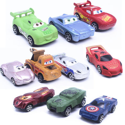 Nhà sản xuất tùy chỉnh Cartoon Pixar Cars Racing Series Jackson Storm Cruz Smokey 1:43 Diecast Metal Alloy Xe đồ chơi Boy Kid Gif
