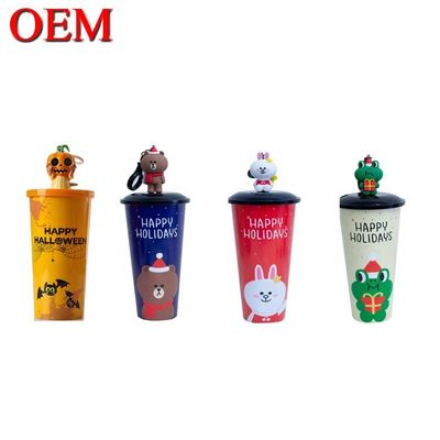 Tùy chỉnh PVC 3d hình ảnh hình ảnh của riêng bạn Cup nhựa 3d Topper hình ảnh đồ chơi