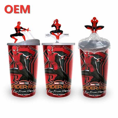 OEM tùy chỉnh DC Straw Cup Cartoon Drink Cup Keychain phụ kiện tùy chỉnh