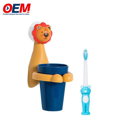 Máy giữ bàn chải đánh răng tùy chỉnh Baby Wall Mounted Toothbrush Cup OEM Cartoon Tooth Cup