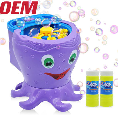 Nuby Bath Octopus Bubble Machine làm máy làm bong bóng tự động với 2 giải pháp OEM Bubble Blower cho trẻ em