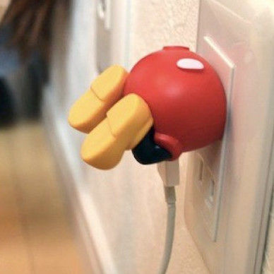 Bộ sạc tường USB dễ thương Điện thoại di động Bộ sạc hình tượng USB Bộ sạc đơn di động