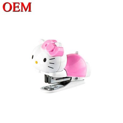 Nhựa Custom Cute Kitty CatAnimal Shape Office Stapler/School Stapler cho học sinh