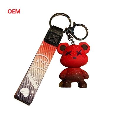 3d Keychain Nhân vật Keychain tùy chỉnh Với Metal Key Ring