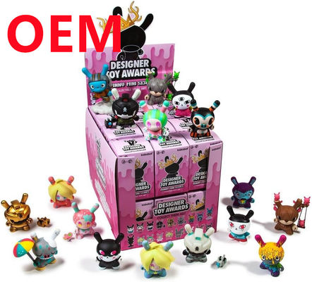 Tùy chỉnh 5cm chiều cao tượng nhựa làm 24 thiết kế búp bê PVC OEM Blind Box đồ chơi