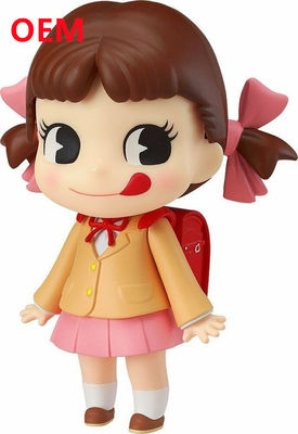 Đồ chơi PVC 3D tùy chỉnh OEM Bộ sưu tập nhựa Nhân vật anime làm 10 cm cao hình cô gái dễ thương