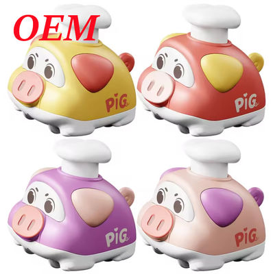 Trẻ em đồ chơi nhựa tùy chỉnh / PVC đẩy và đi xe đồ chơi bền an toàn