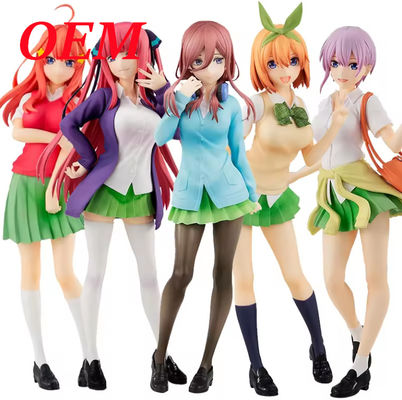 Các hình ảnh hành động anime tùy chỉnh PVC cho quy trình tiêm đồ chơi nghệ thuật trang trí nhà